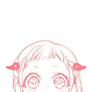 🍒 Anime, Carino, Manga, Ragazza, Rosa, Personaggio, Arte, Illustrazione telegram sticker