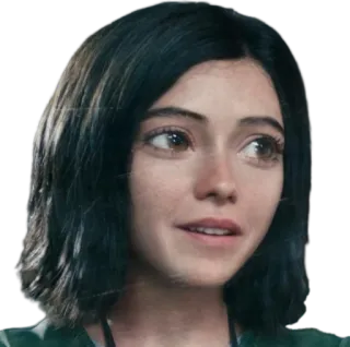 😇 Alita Alita: Battle Angel ficção científica, cyberpunk, mangá, anime whatsapp sticker