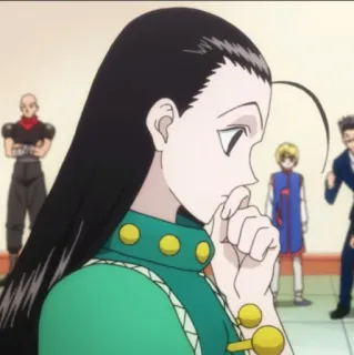 🗝 Illumi Zoldyck Hunter x Hunter anime, charakter, zoldyck, illumi, hunter x hunter telegram sticker