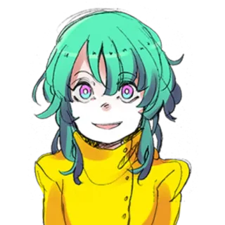 😀 anime, manga, cartoon, character, portrait telegram sticker