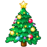 🎄 cây thông noel, ngày lễ, giáng sinh, trang trí, lễ hội, đồ trang trí, mùa đông telegram sticker