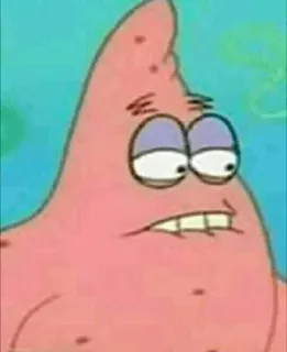 😬 Patrick Star Spongebob Squarepants Patrick Star, Spongebob Schwammkopf, Cartoon, Nickelodeon, lustig, Meme whatsapp sticker