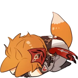 😭 Tartaglia Genshin Impact genshin impact, tartaglia, childe, renard, anime, jeu vidéo whatsapp sticker