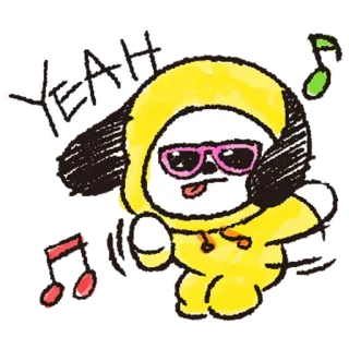 UNIVERSTAR BT21- Cool Kids @Nekosticker telegram stickers