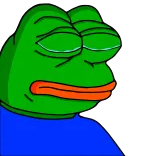 π© Pepe the Frog Pepe, Katak, Meme, Internet, Sedih, Feelsbadman telegram sticker