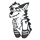 😝 dibujos animados, animal, furry, lobo, personaje, ilustración telegram sticker