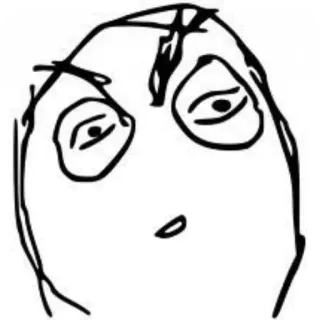 👄 Me Gusta Rage Comics telegram sticker