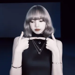 🎧 Lisa K-pop, Celebridad, Cantante, Lisa, Blackpink, Persona, Mujer whatsapp sticker