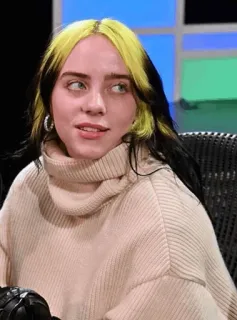 🌊 Billie Eilish Billie Eilish, นักร้อง, คนดัง, นักดนตรี telegram sticker