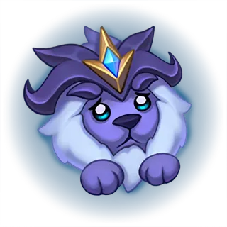 ☹️ lion, cute, animal, cartoon telegram sticker