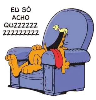 😴 Garfield EU SO ACHO
QUZZZZZZZZ
ZZZZZZZZZZZ garfield, dormindo, gato, preguiçoso, cansado telegram sticker
