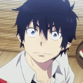 ☁️ Rin Okumura Blue Exorcist Anime, Charakter, Blue Exorcist, Rin Okumura, Manga telegram sticker