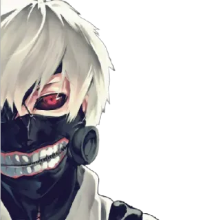 🤐 Ken Kaneki Tokyo Ghoul Anime, Manga, Ghoul, Ken Kaneki, Tokyo Ghoul telegram sticker
