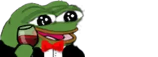 🐸 Pepe the Frog pepe, frog, wine, tuxedo, meme telegram sticker