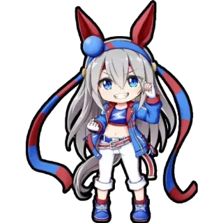 😍 Animé, Dessin animé, Chibi, Personnage, Manga, Mignon telegram sticker
