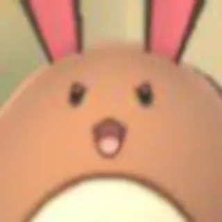 😡 animal, fofo, desenho animado, engraçado, adorável, coelho telegram sticker