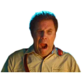 😴 Ron Burgundy Anchorman Ron Burgundy, Anchorman, Will Ferrell, funny, shocked, comedy telegram sticker