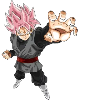😈 Goku Black Dragon Ball Anime, Goku Black, Dragon Ball, Super Saiyajin Rosé telegram sticker