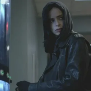🥀 Jessica Jones Jessica Jones, Personaggio, Serie TV, Felpa con cappuccio, Giacca di pelle, Donna telegram sticker