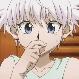 ⚡️ Killua Hunter x Hunter Аниме, Киллуа, Hunter x Hunter, Мультфильм, Мальчик, Ребенок, Персонаж аниме telegram sticker