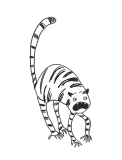 Anxious Tigers @stickersb2b telegram stickers