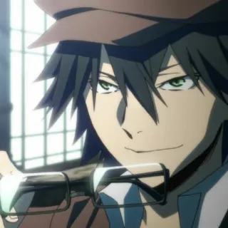 🥀 Ranpo Edogawa Bungo Stray Dogs anime, Bungo Stray Dogs, Ranpo Edogawa, detective, glasses telegram sticker