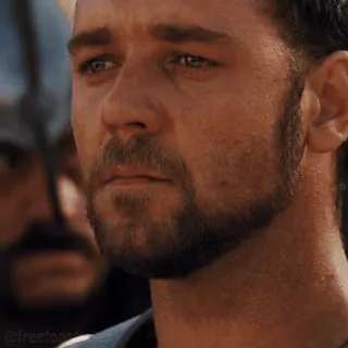 😢 Maximus Decimus Meridius Gladiator movie, gladiator, russell crowe, drama, historical telegram sticker