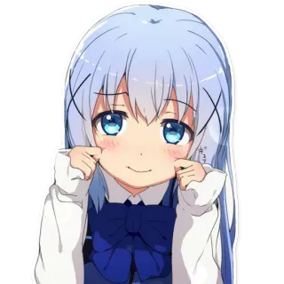 😊 Anime, Mädchen, süß, Manga, Chibi telegram sticker