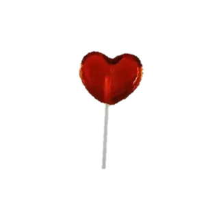 🍭 막대사탕, 사탕, 하트, 빨간색, 달콤한 telegram sticker