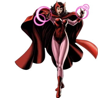 👊 Scarlet Witch superhero, marvel, comics, scarlet witch, magic, avengers telegram sticker