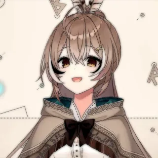 ⏳ Nanashi Mumei Anime, VTuber, Mumei, Nanashi Mumei, Lindo, Hololive telegram sticker