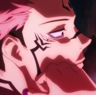 🤍 Sukuna Jujutsu Kaisen anime, manga, cursed spirit, sukuna, jujutsu kaisen, ryomen sukuna whatsapp sticker
