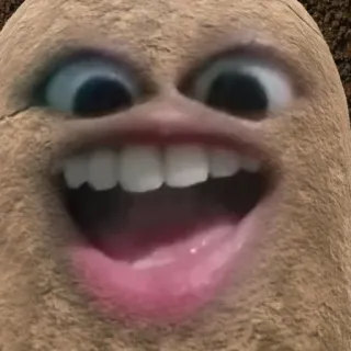 🥔 Gesicht, seltsam, lustig, Meme whatsapp sticker