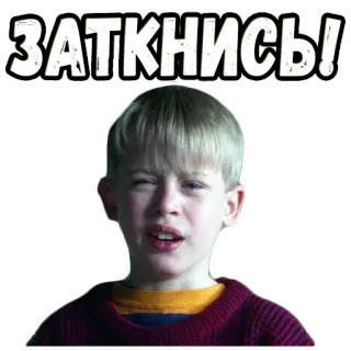 😠 ЗАТКНИСЬ! Meme, Expresión, Sticker, Ruso, Cállate whatsapp sticker