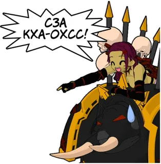 Cultist-chan (RUS) telegram stickers