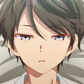 🍟 Anime, Con trai, Mệt mỏi, Vô cảm, Buồn ngủ telegram sticker