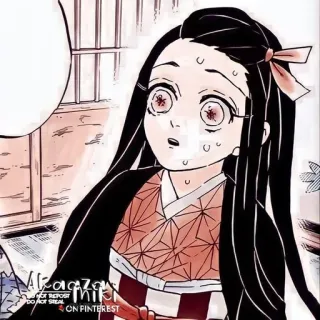 🌺 Nezuko Kamado Demon Slayer ON PINTEREST アニメ, 漫画, 鬼滅の刃, 竈門禰豆子 telegram sticker
