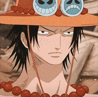 🪐 Portgas D. Ace One Piece anime, one piece, ace, pirate, character telegram sticker