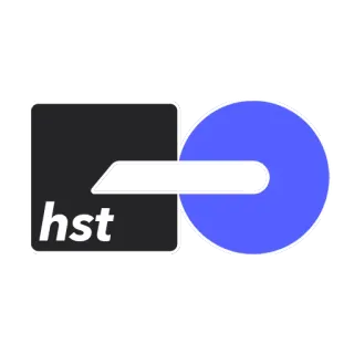 👁 hst logo, hst, square, circle, company, brand telegram sticker