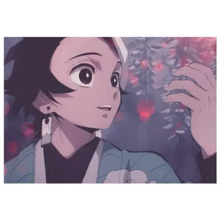 ✨ Tanjiro Kamado Demon Slayer Anime, Demon Slayer, Tanjiro, Personaggio, Manga, Animazione telegram sticker
