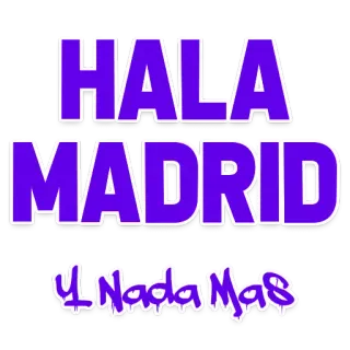 Los Blancos whatsapp stickers
