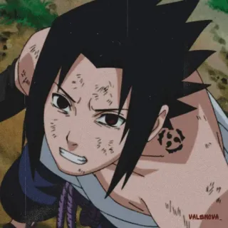⛩ Sasuke Naruto anime, sasuke, naruto, ninja telegram sticker