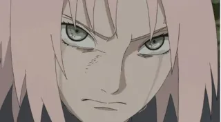 😭 Sakura Haruno Naruto Sakura, Naruto, Anime, Personnage, Colère telegram sticker