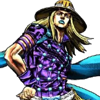 🐴 Gyro Zeppeli JoJo's Bizarre Adventure Anime, Manga, Gyro Zeppeli, JoJo's Bizarre Adventure, Steel Ball Run telegram sticker
