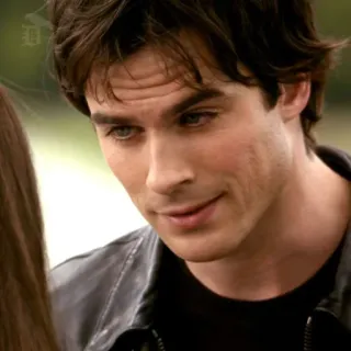 🍸 Damon Salvatore The Vampire Diaries TV serie, Vampier, Drama, Bovennatuurlijk telegram sticker