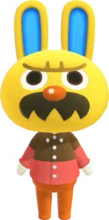 🐰 Gaston Animal Crossing animal crossing, gaston, bewohner, videospiel, nintendo telegram sticker
