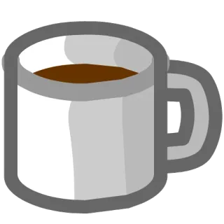 ☕ café, tasse, boisson, breuvage, gobelet telegram sticker