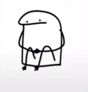 ❕ monigote, dibujo, minimalista, personaje, meme whatsapp sticker