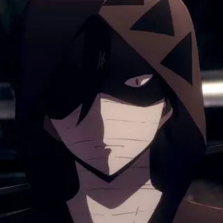 🖤 Zack Angels of Death Anime, Manga, Horor, Zack, Angels of Death, Karakter, Figur berjubah, Psikologis telegram sticker