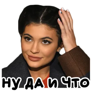 😏 НУ ДА И ЧТО mulher, adesivo, russo, meme, retrato telegram sticker